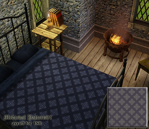 Sims 3 — Medieval Pattern01 by ayyuff — 