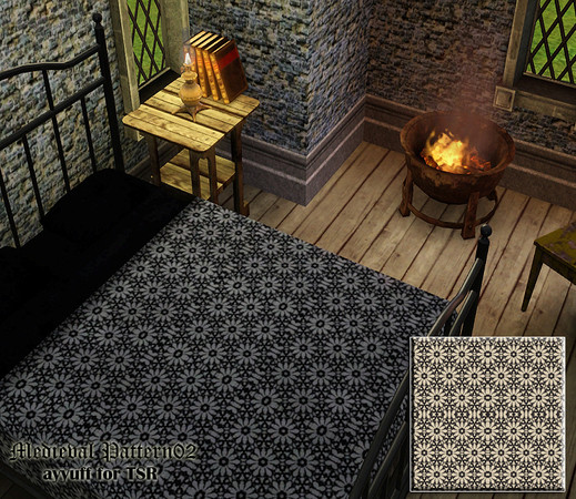 Sims 3 — Medieval Pattern02 by ayyuff — 
