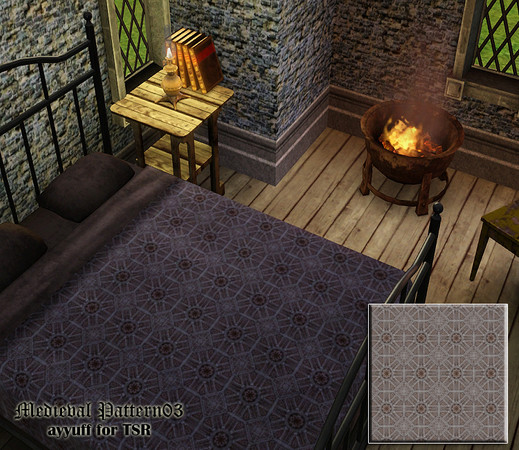 Sims 3 — Medieval Pattern03 by ayyuff — 