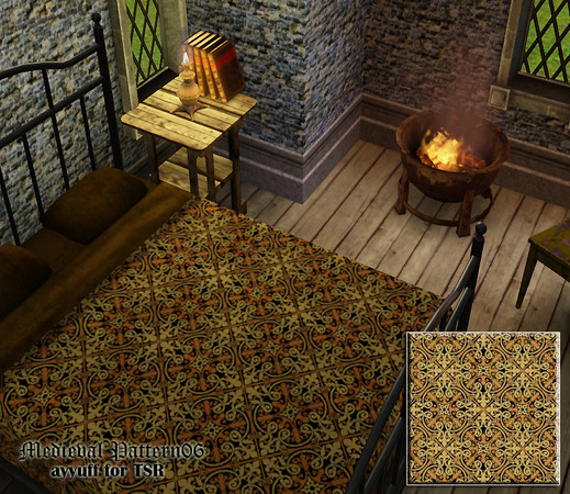 Sims 3 — Medieval Pattern06 by ayyuff — 