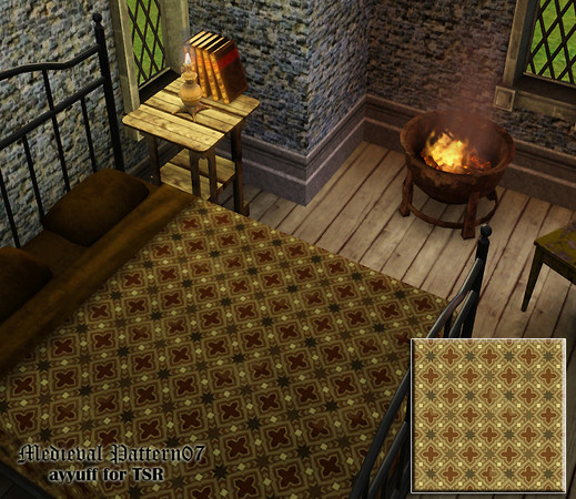 Sims 3 — Medieval Pattern07 by ayyuff — 