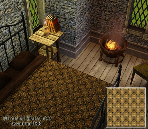 Sims 3 — Medieval Pattern09 by ayyuff — 