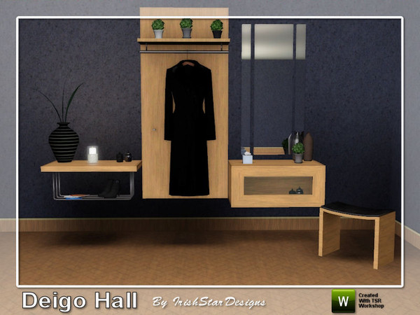 Sims 3 — DeigoHall by IrishStar — Just come home from a long day out,need a place for your shoes,coat and keys then the