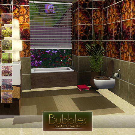 Sims 3 — Bubbles Pattern Set by brandontr — BrandonTR at TSR