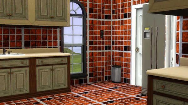 Sims 3 — Terra Cotta Tile Pattern by TheNinthWave — Terra Cotta Tile Pattern