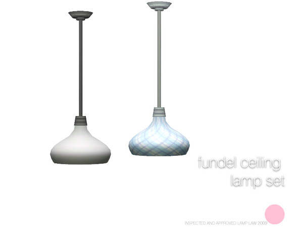 Sims 3 — Fundel Ceiling Lamp Set by DOT — Fundel Ceiling Lamp Set Sims 3 Lamps by DOT of The Sims Resource