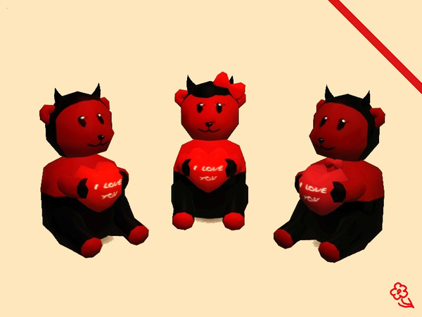 Sims 3 — Little Devil Kit by Flovv — What will your sims do on Valentine Day? Will they share gifts with their loves?