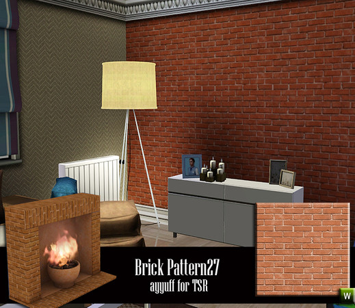 Sims 3 — Brick Pattern27 by ayyuff — Brick Pattern27 By ayyuff for TSR