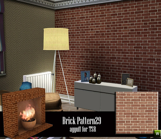 Sims 3 — Brick Pattern29 by ayyuff — Brick Pattern29 By ayyuff for TSR