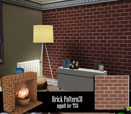 Sims 3 — Brick Pattern31 by ayyuff — Brick Pattern31 By ayyuff for TSR