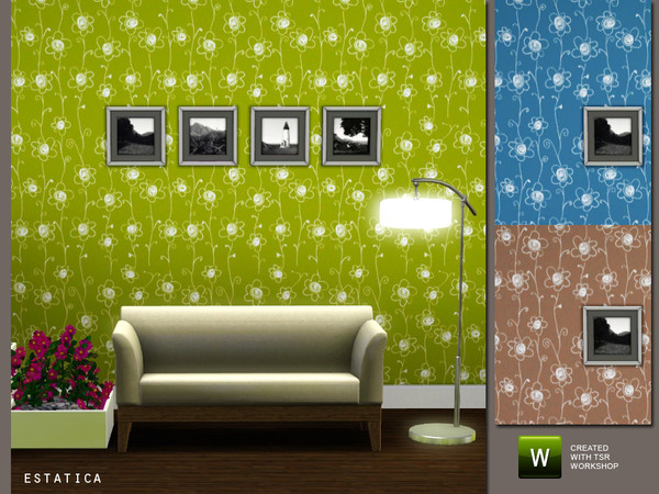 Sims 3 — Jove Flower Pattern by estatica — A nice pattern to decorate your home. Feel free to include in your houses at