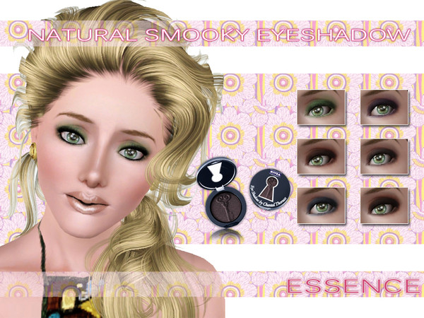 Sims 3 — Natural Smooky Eyeshadow by simseviyo — This is the BIGGEST makeup set ever! An amazing eyebrow, lipgloss and of