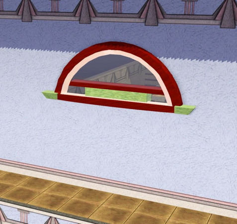 Sims 3 — Before Spring Set - Half Round Window by Canelline by Canelline — Before Spring Set - Half Round Window by