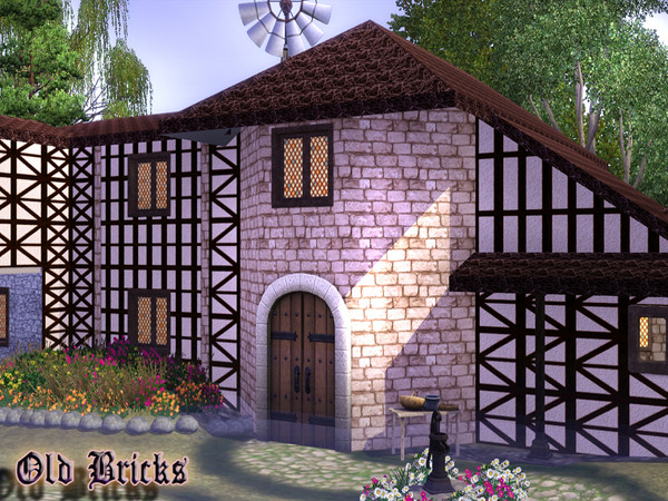 Sims 3 — Old Bricks  by TSR Archive — By Pralinesims under Rock/Stone