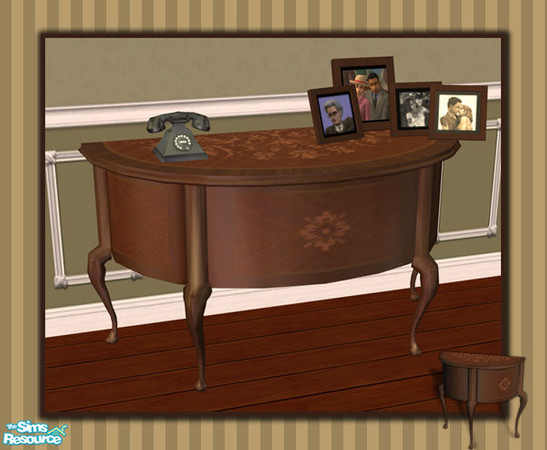 Sims 2 — Serendipity Living Console Table (Master Mesh) by phoenix_phaerie — A stately console table perfect for your