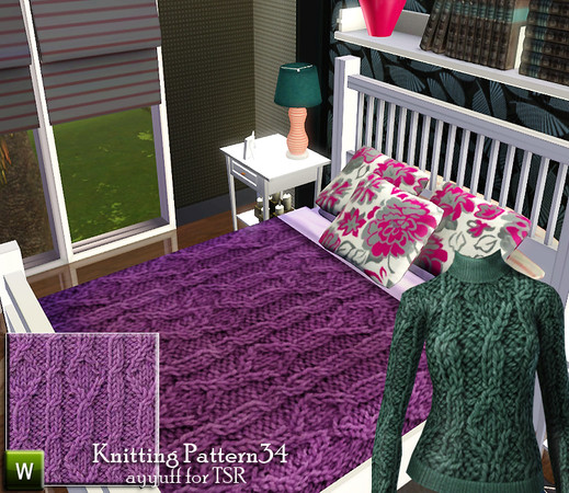 Sims 3 — Knitting Pattern34 by ayyuff — Knitting pattern