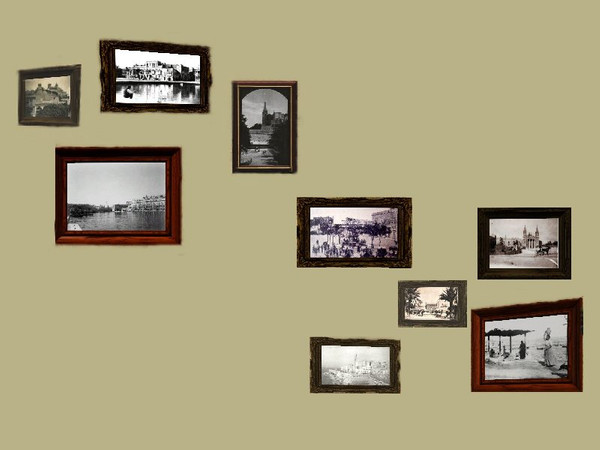 Sims 3 — Old Paintings Set by drib_ydal — A set of 9 individual paintings depicting live in the 1800's