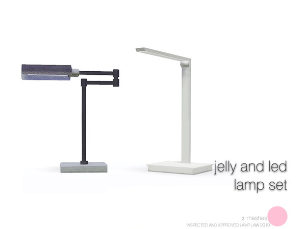 Sims 3 — Jelly and LED Lamp Set by DOT — Jelly and LED Lamp Set 2 Meshes Lamps by DOT of The Sims Resource