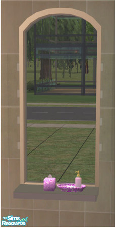 Sims 2 — Romance Bathroom - Window by Elize-37sims — A window with a windowsill that you can place object on, You have to
