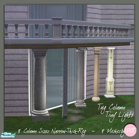 Sims 2 — Tug Tiny Column Lights by DOT — 