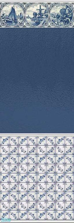 Sims 2 — Deftly Delft - 20 by drouinr — Delftware, or Delft pottery, denotes blue and white pottery made in and around