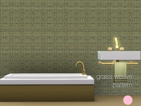 Sims 3 — Grass Weave Pattern by DOT — Grass Weave by DOT of The Sims Resource