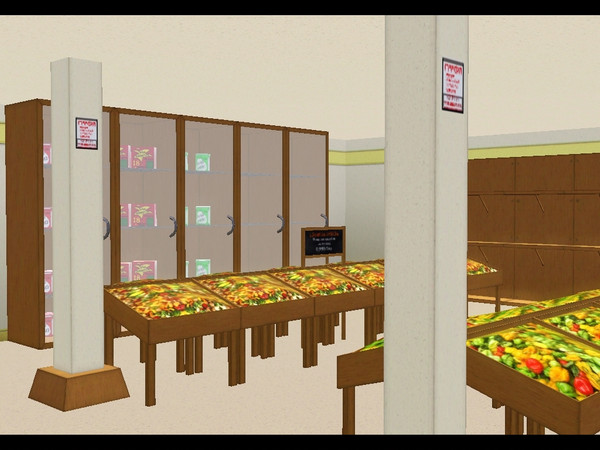 Sims 3 —  by lilliebou — You can find this column in the Columns section in Build Mode for 100 Simoleons. It has two