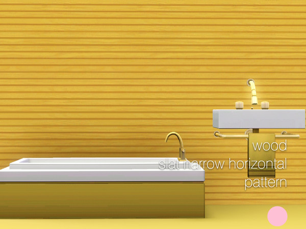 Sims 3 — Wood Slat Narrow Horizontal Pattern by DOT — Wood Slat Narrow Horizontal by DOT of The Sims Resource
