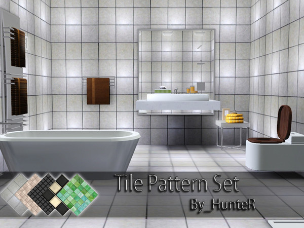 Sims 3 — Tile Pattern Set by By_HunteR — Tile Pattern Set - By_HunteR @ TSR