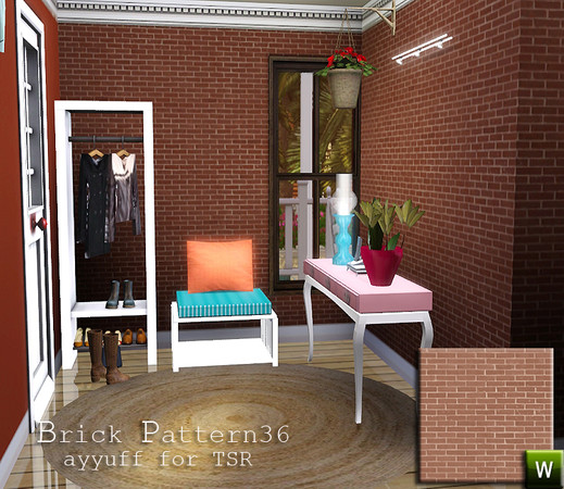 Sims 3 — Brick Pattern36 by ayyuff — Brick Pattern36 by ayyuff