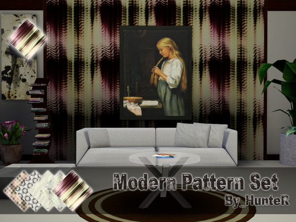 Sims 3 — Modern Pattern Set_5 by By_HunteR — Modern Pattern Set_5 - By_HunteR - TSR