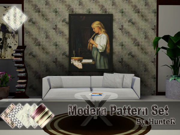 Sims 3 — Modern Pattern Set_4 by By_HunteR — Modern Pattern Set_4 - By_HunteR - TSR