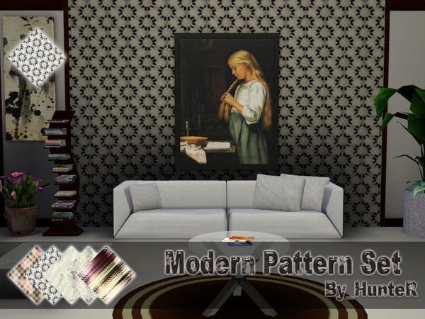 Sims 3 — Modern Pattern Set_2 by By_HunteR — Modern Pattern Set_2 - By_HunteR - TSR