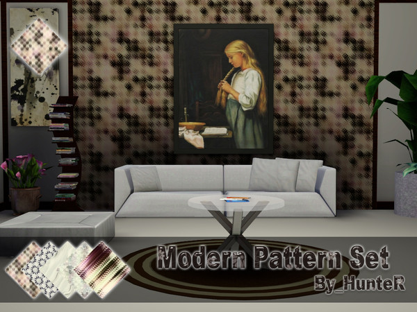 Sims 3 — Modern Pattern Set_1 by By_HunteR — Modern Pattern Set_1 - By_HunteR - TSR