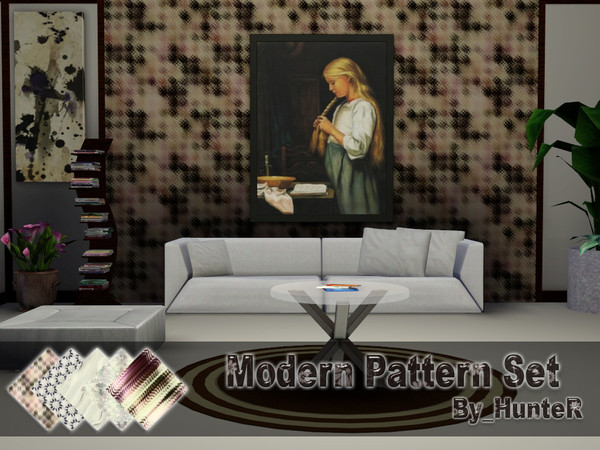 Sims 3 — Modern Pattern Set by By_HunteR — Modern Pattern Set - By_HunteR @ TSR