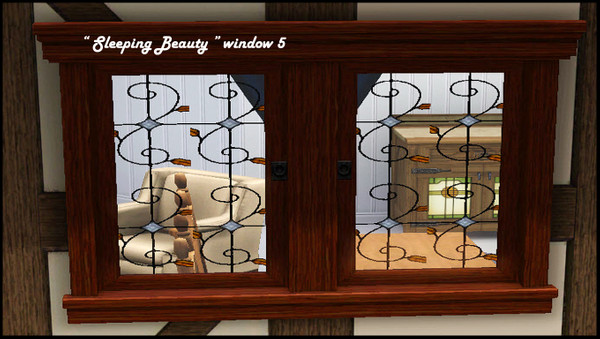 Sims 3 — SLEEPING BEAUTY WINDOW 5 by abuk0 — SLEEPING BEAUTY WINDOW 5 by abuk0