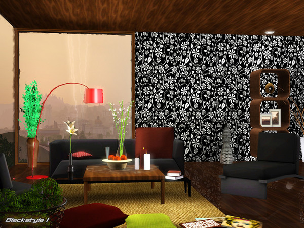 Sims 3 — Blackstyle I by TSR Archive — By Pralinesims under Theme 