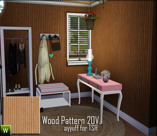 Sims 3 — ayyuff Wood Pattern20V. by ayyuff — re-colorable wood pattern