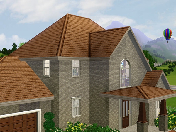 Sims 3 — Deep Brown - Ivory Slate by lilliebou — par lilliebou de TSR, TSRAA