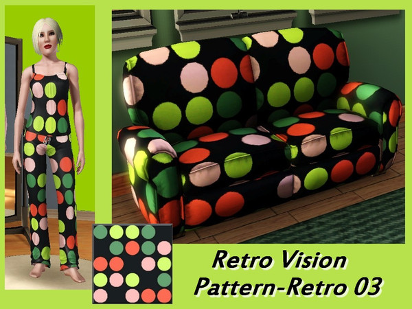Sims 3 — Retro Vision-Retro 03 by allison731 — By allison731 www.thesimsresource.com Theme: Retro Style. Can be good