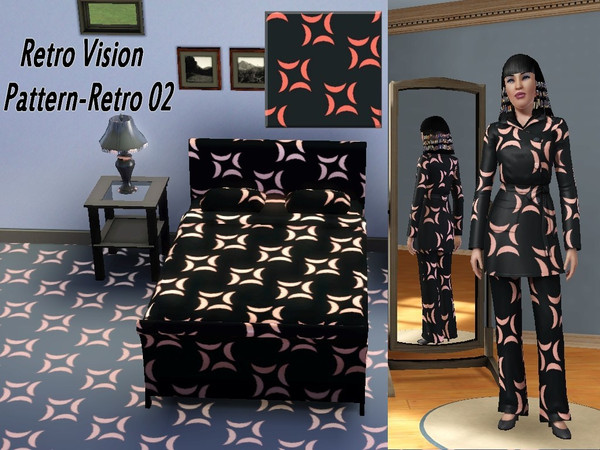 Sims 3 — Retro Vision-Retro 02 by allison731 — By allison731 www.thesimsresource.com Theme: Retro Style.
