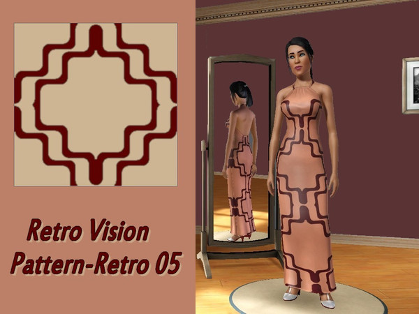 Sims 3 — Retro Vision-Retro 05 by allison731 — By allison731 www.thesimsresource.com Theme: Retro Style.