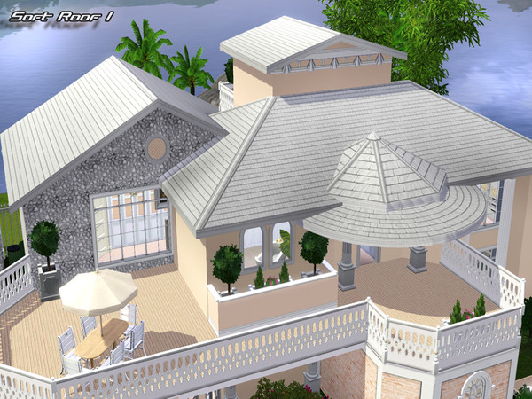 Sims 3 — Soft Roof  by Pralinesims — By Pralinesims