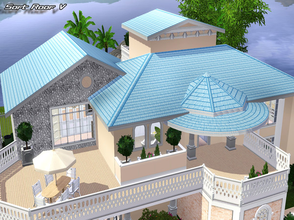Sims 3 — Soft Roof 5 by Pralinesims — By Pralinesims