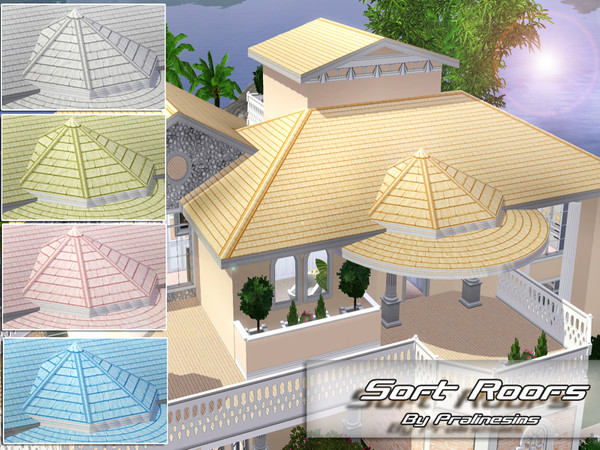 Sims 3 — Soft Roofs by Pralinesims — By Pralinesims
