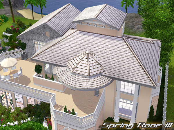 Sims 3 — Spring Roof III by TSR Archive — By Pralinesims for TSR