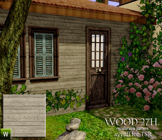 Sims 3 — Wood Pattern27H. by ayyuff — Wood Pattern27H.