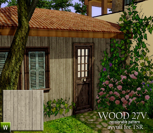Sims 3 — Wood Pattern27V. by ayyuff — Wood Pattern27V.