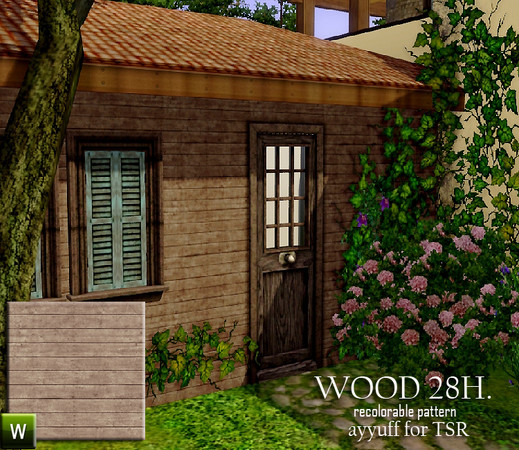 Sims 3 — Wood Pattern28H. by ayyuff — Wood Pattern28H.