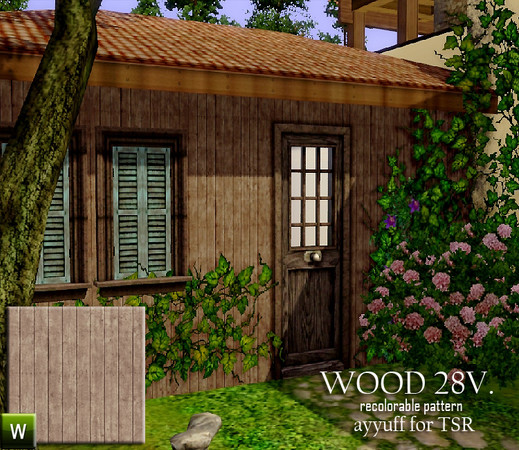 Sims 3 — Wood Pattern28V. by ayyuff — Wood Pattern28V.